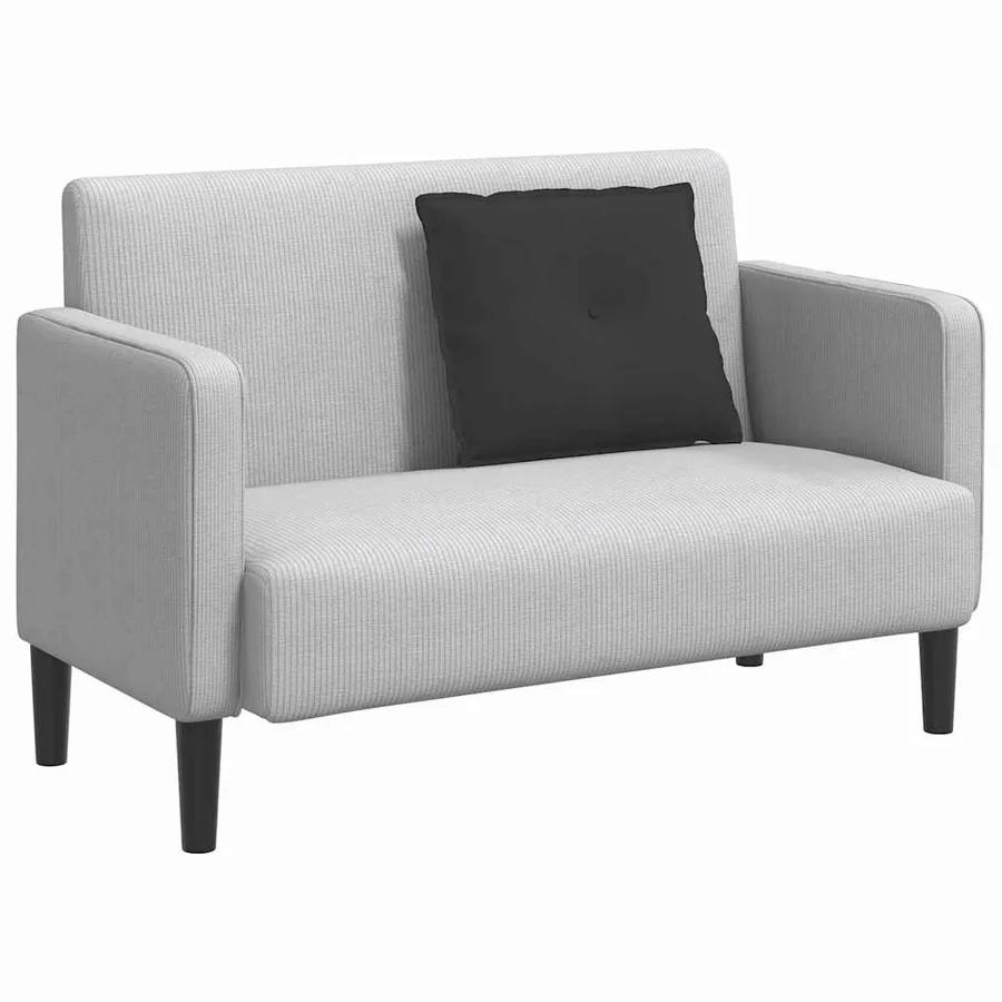 Coussin de Dos Noir 60 x 50 cm Tissu en microfibre - 3