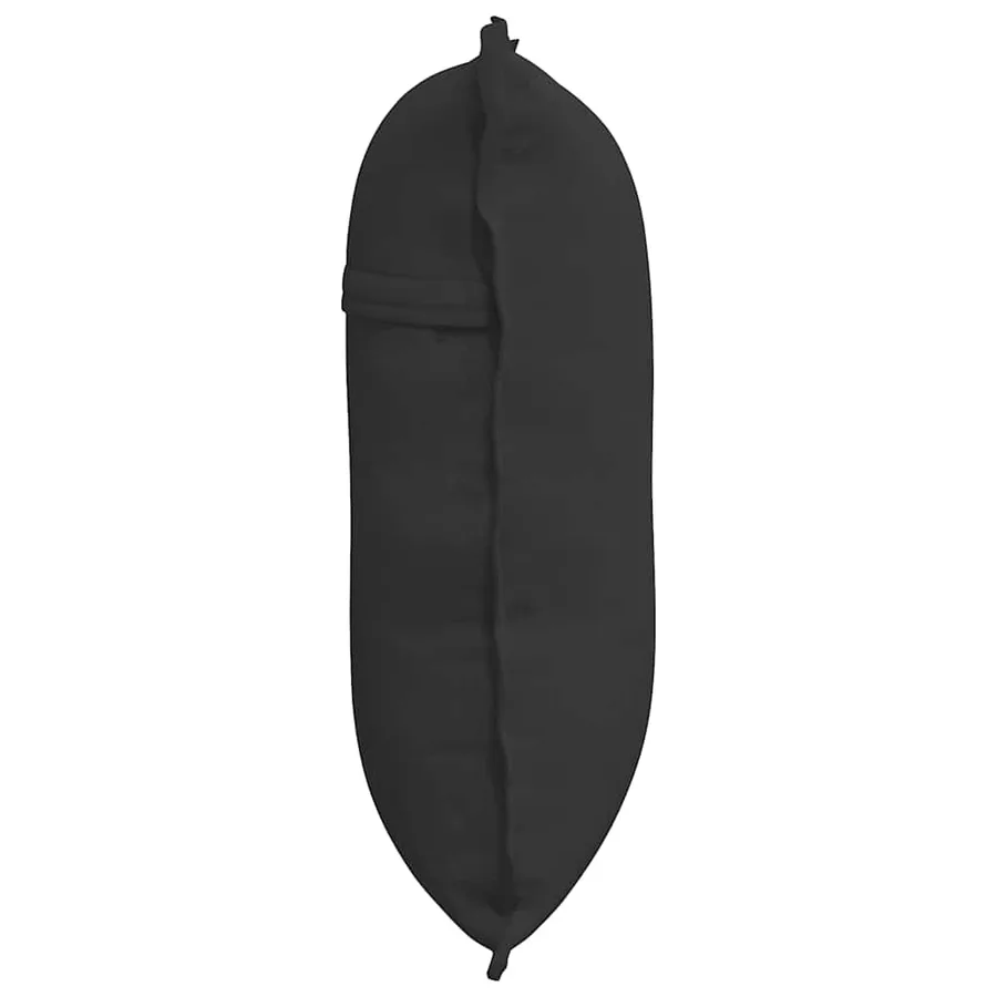Coussin de Dos Noir 60 x 50 cm Tissu en microfibre - 6