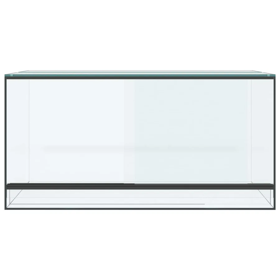 Terrarium avec stockage Transparent 80 x 40 x 40 cm Verre - 5