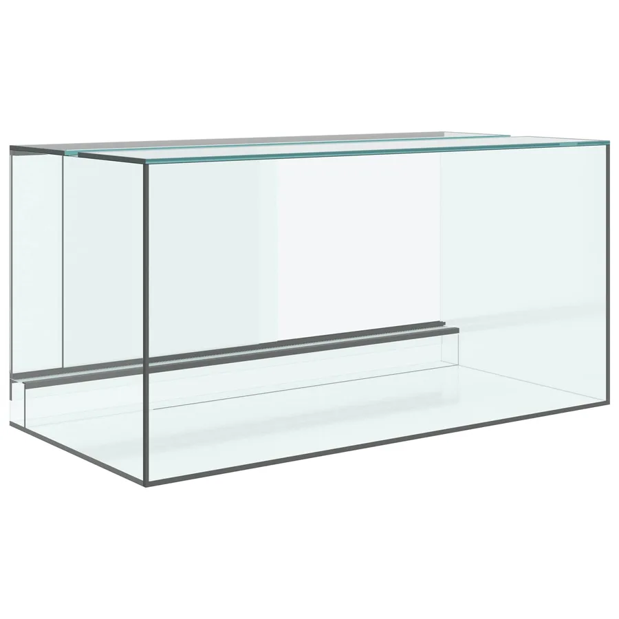 Terrarium avec stockage Transparent 80 x 40 x 40 cm Verre - 7