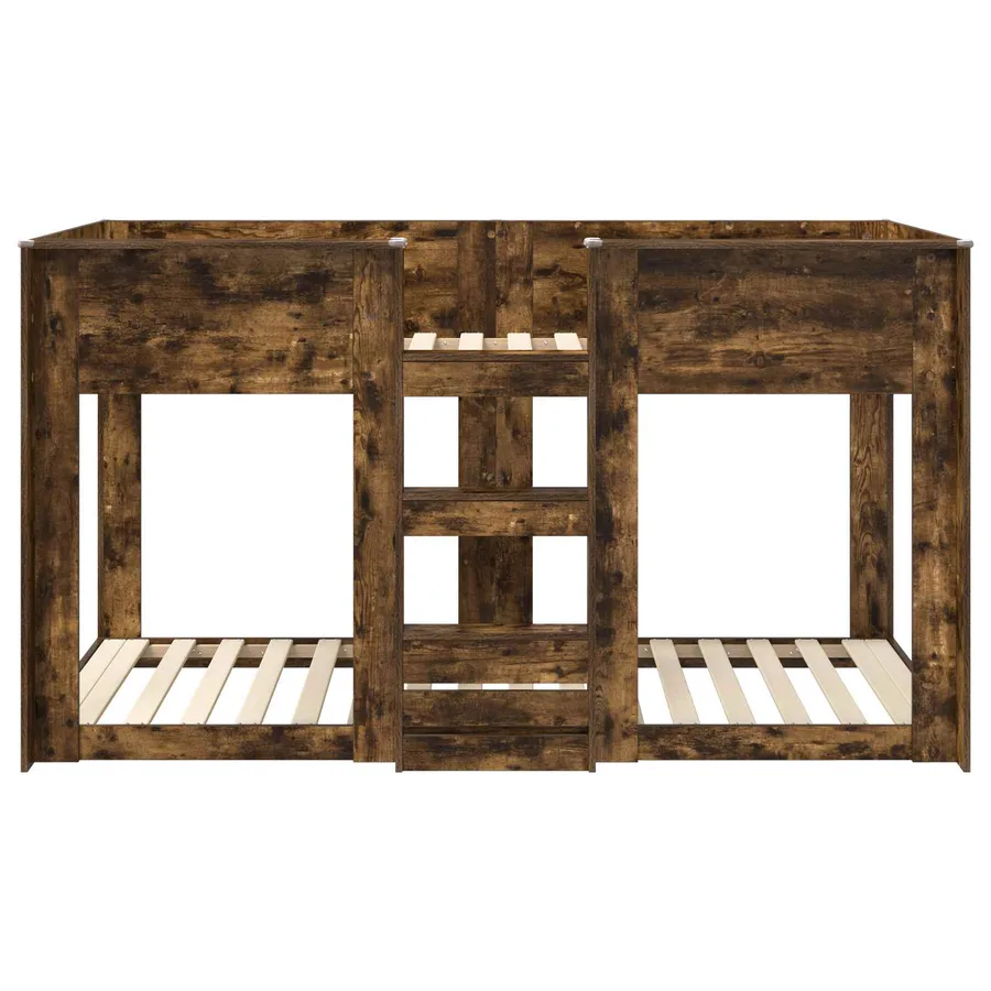 Lit Superposé pour Enfants Chêne fumé 90 x 200 cm - 5