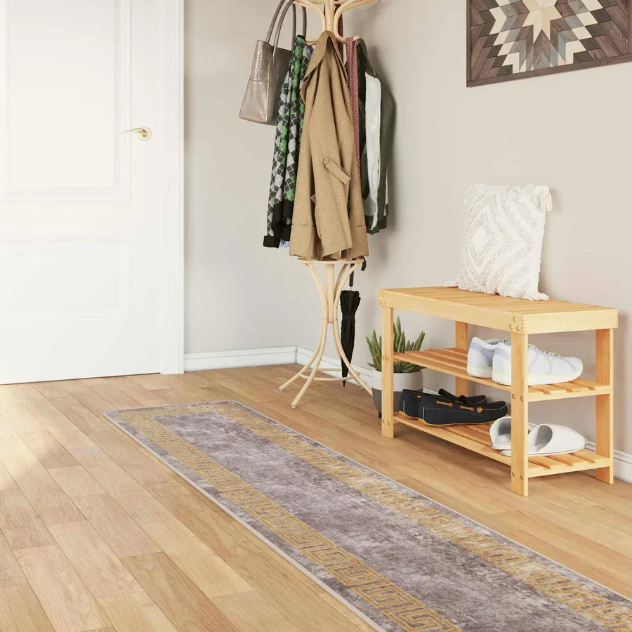 Coureur de Tapis MARSA Gris 50 x 450 cm Polyester et PVC