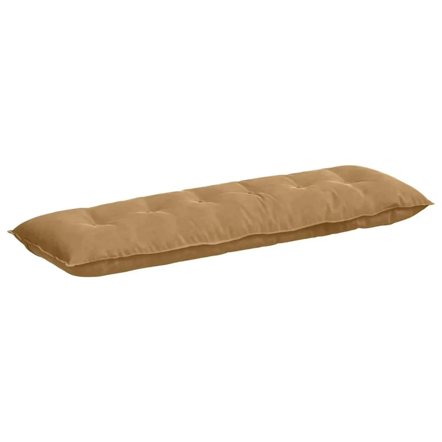Coussin de Dos Marron 160 x 50 cm Tissu en velours côtelé - 2