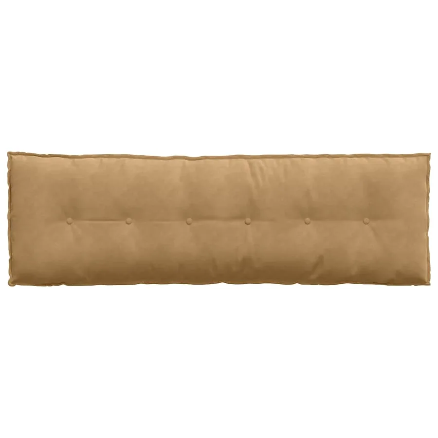 Coussin de Dos Marron 160 x 50 cm Tissu en velours côtelé - 6