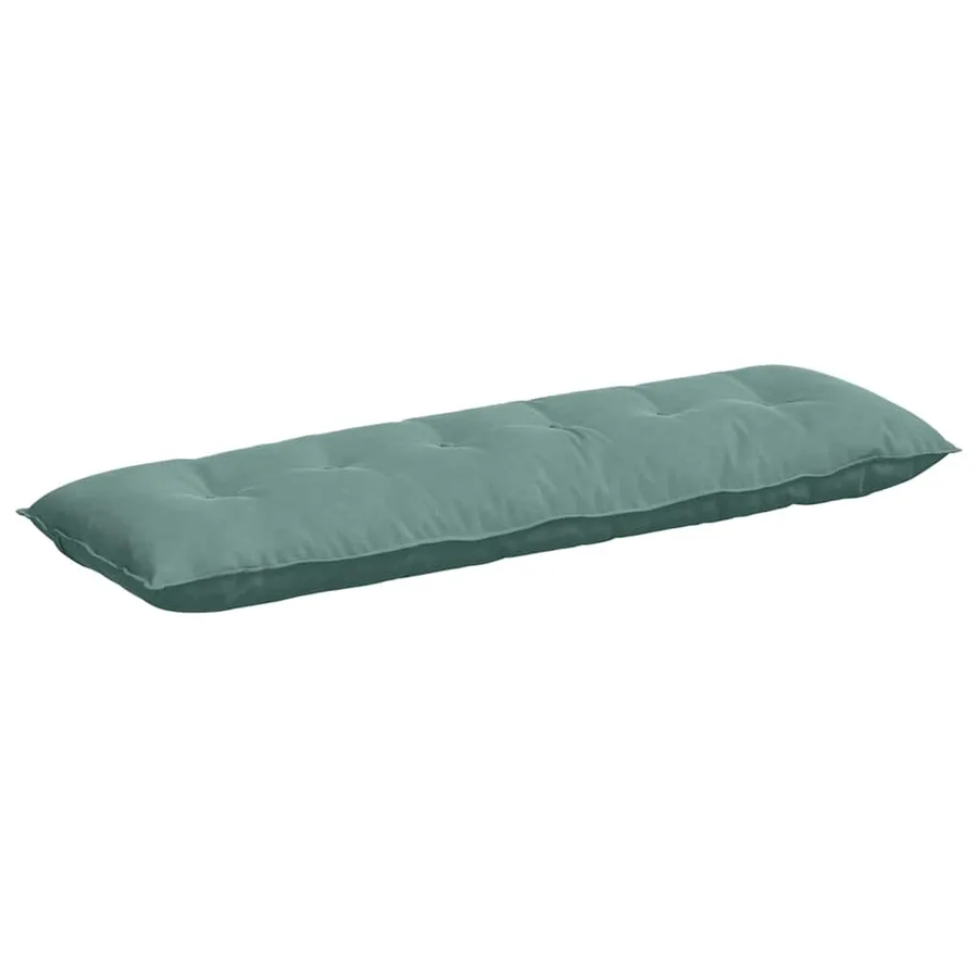 Coussin de Dos Vert Mer 160 x 50 cm Tissu en velours côtelé - 2