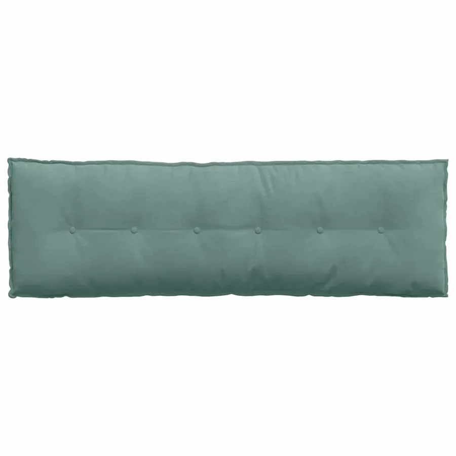 Coussin de Dos Vert Mer 160 x 50 cm Tissu en velours côtelé - 6