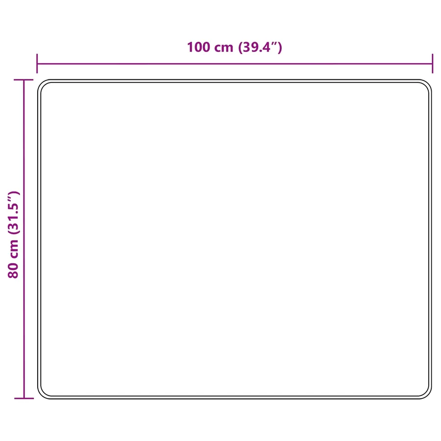 Coureur de Tapis MARSA Gris 80 x 100 cm Polyester et PVC - 7