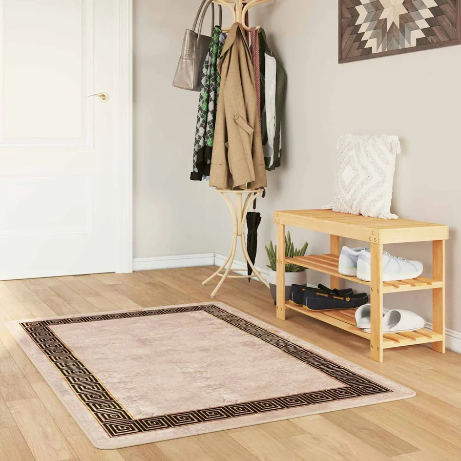 Coureur de Tapis MARSA Noir 80 x 100 cm Polyester et PVC