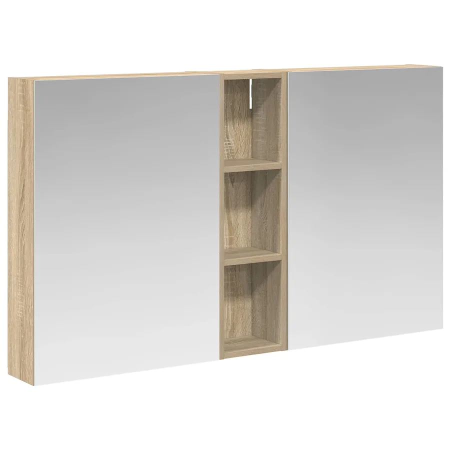 Ensemble de Meubles de Salle de Bain 3 pcs 120 x 14,5 x 70 cm - 2