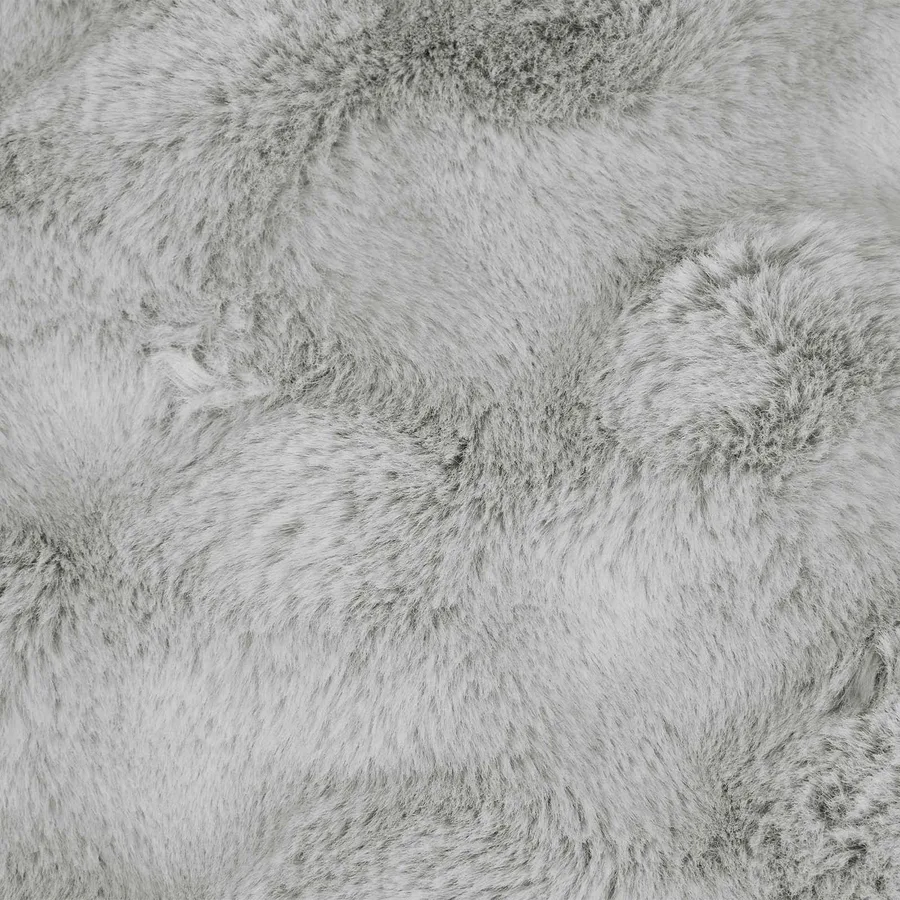 Couverture antidérapante en fausse de lapin Olite Gris - 9