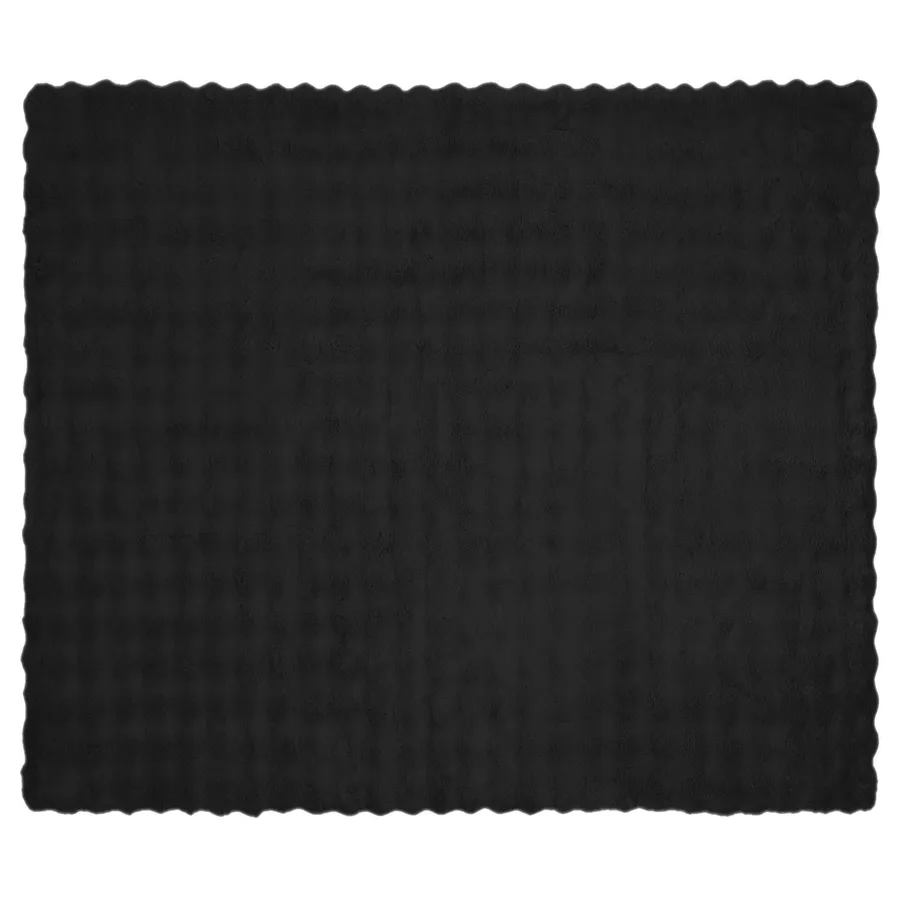 Couverture antidérapante en fausse de lapin Olite Noir - 5