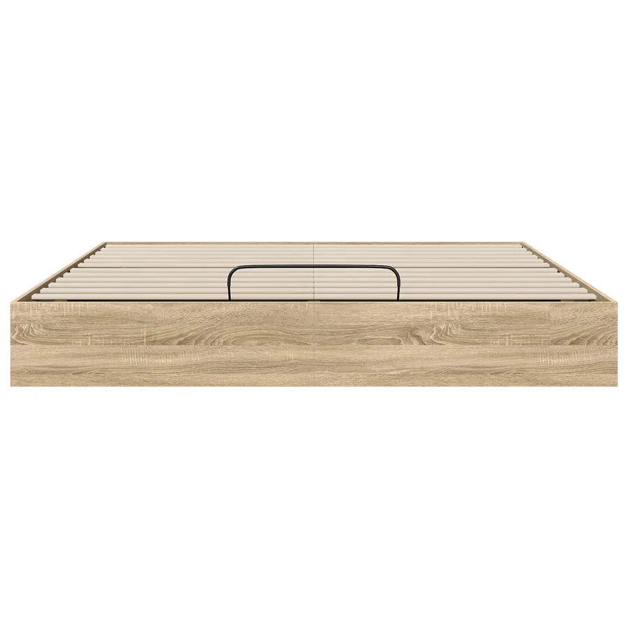 Cadre de lit ottoman Chêne Sonoma 203 x 160 x 25 cm - 5