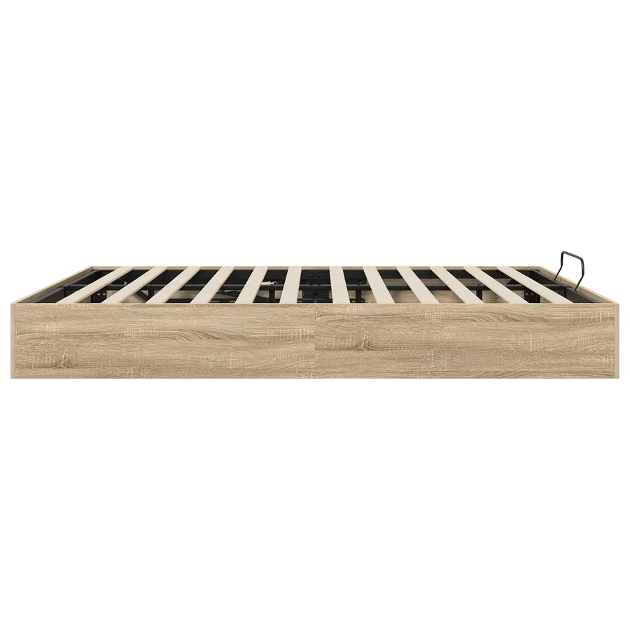 Cadre de lit ottoman Chêne Sonoma 203 x 160 x 25 cm - 6