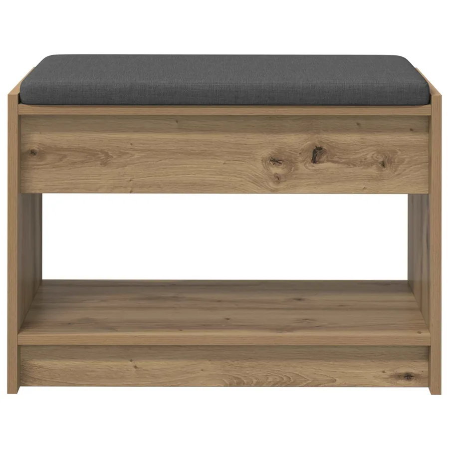 Banc d'entrée Chêne Artisanal 63 x 38 x 45 cm - 5