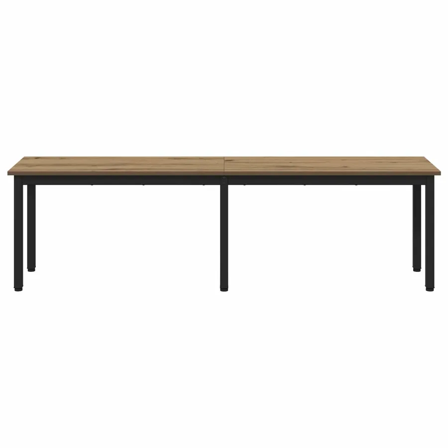 banc Chêne artisan 160 x 35 x 45 cm Bois d'ingénierie - 5
