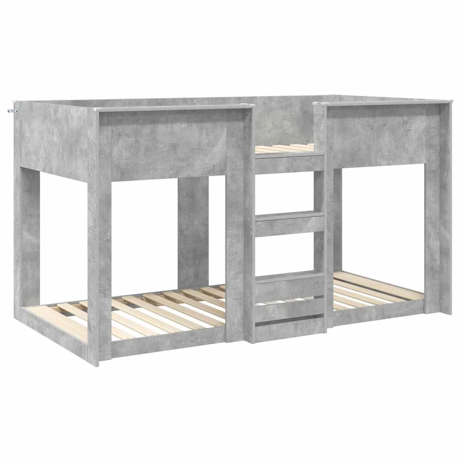 Lit Superposé pour Enfants Gris béton 90 x 190 cm - 4