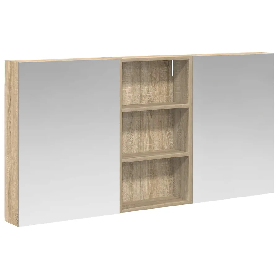 Ensemble de Meubles de Salle de Bain 3 pcs 140 x 14,5 x 70 cm - 2