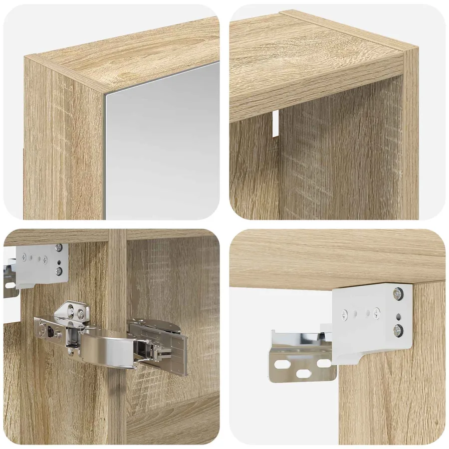 Ensemble de Meubles de Salle de Bain 3 pcs 140 x 14,5 x 70 cm - 8