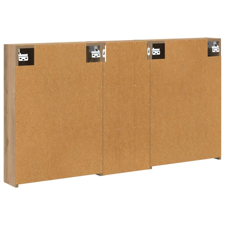 Ensemble de Meubles de Salle de Bain 3 pc 130 x 14,5 x 70 cm - 9