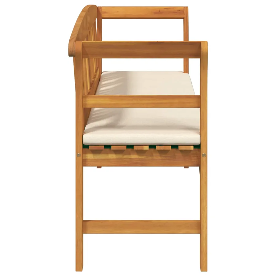 Banc rose Naturel 157 x 46 x 82,5 cm Bois d'Acacia Massif - 5