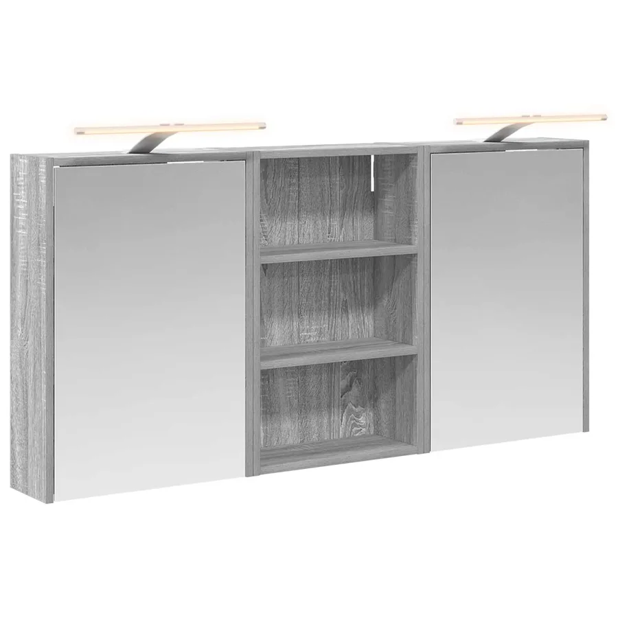 Ensemble de Meubles de Salle de Bain 3 pcs 126 x 16 x 62.5 cm - 2