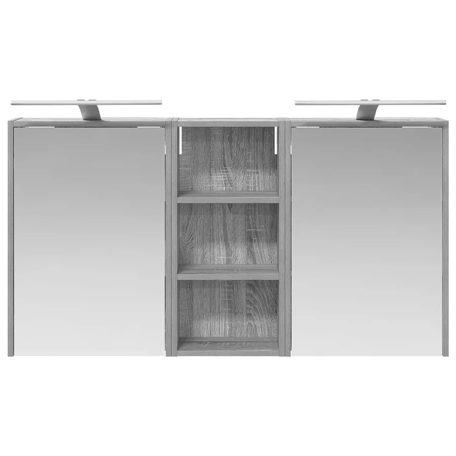Ensemble de Meubles de Salle de Bain 3 pcs 116 x 16 x 62,5 cm - 6
