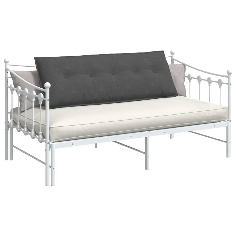Coussin de Dos Gris foncé 140 x 50 cm Tissu en velours côtelé - 3