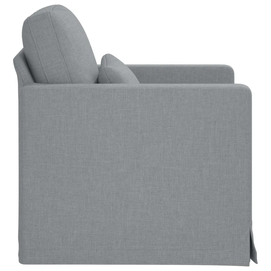 Canapé Gris clair 78 x 78 x 80 cm tissu - 5
