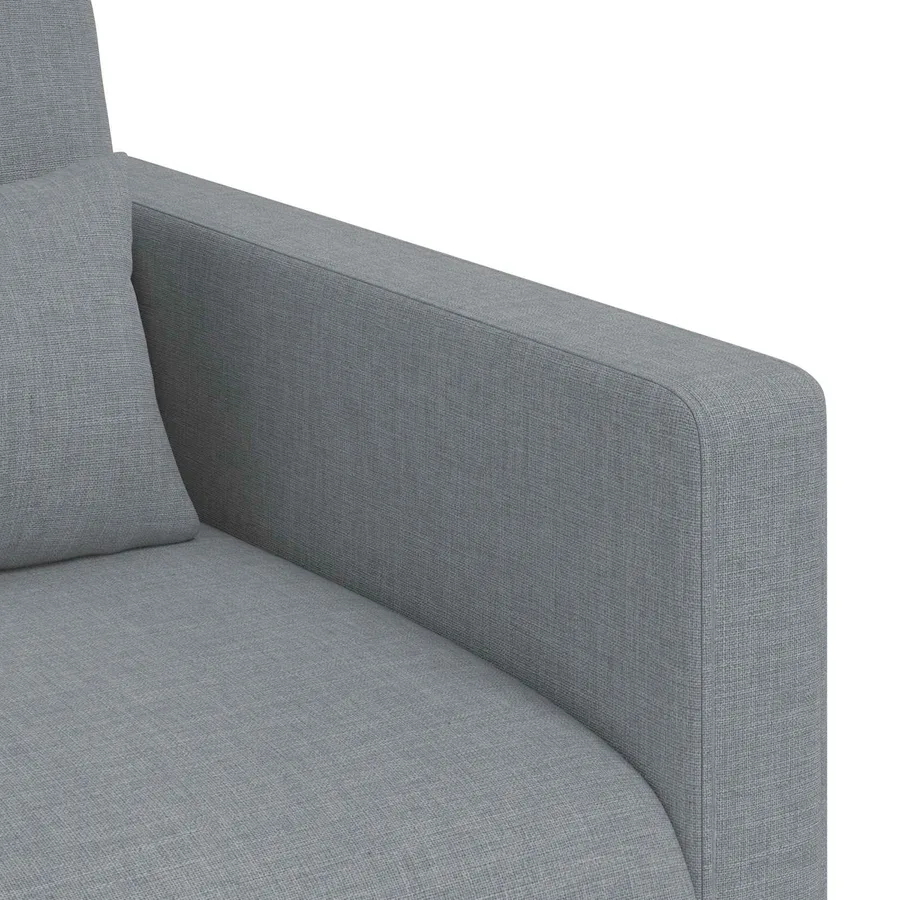 Canapé Gris clair 78 x 78 x 80 cm tissu - 7