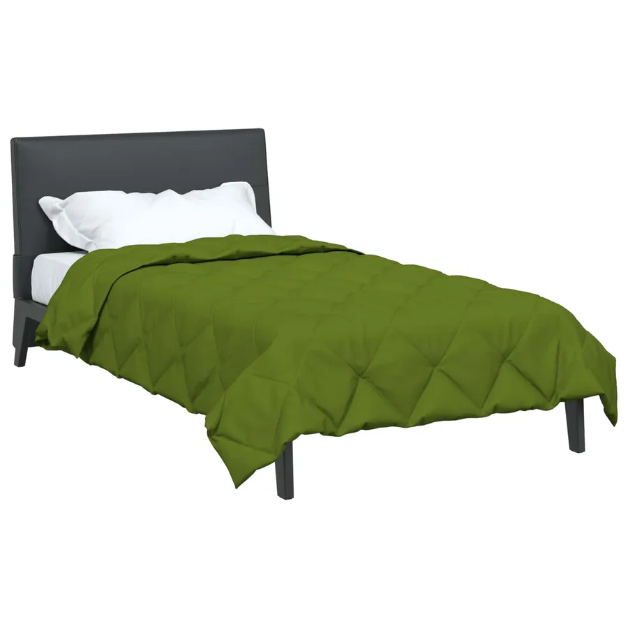 Duvet d'été simple Vert 200 x 140 cm Microfibre - 3