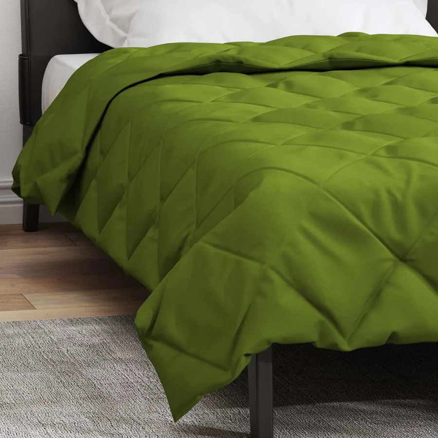 Duvet d'été simple Vert 200 x 140 cm Microfibre - 4