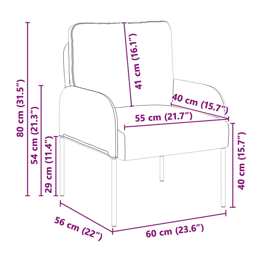 Canapés avec coussin 55cm Bleu Contreplaqué - 10