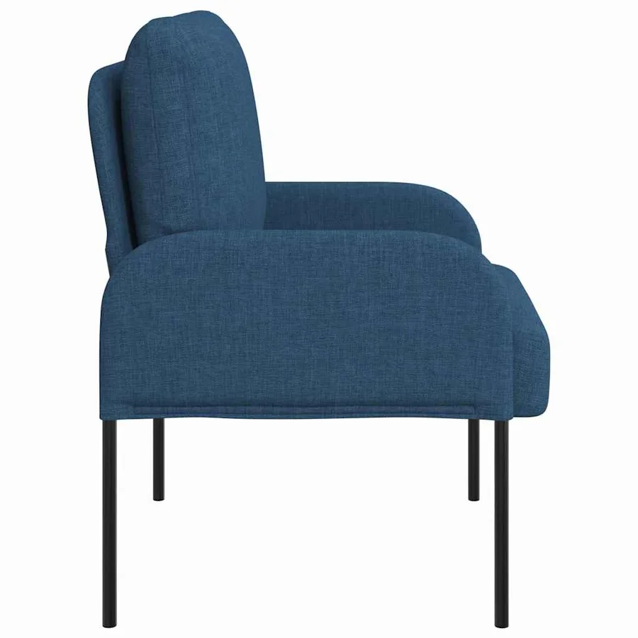 Canapés avec coussin 55cm Bleu Contreplaqué - 5