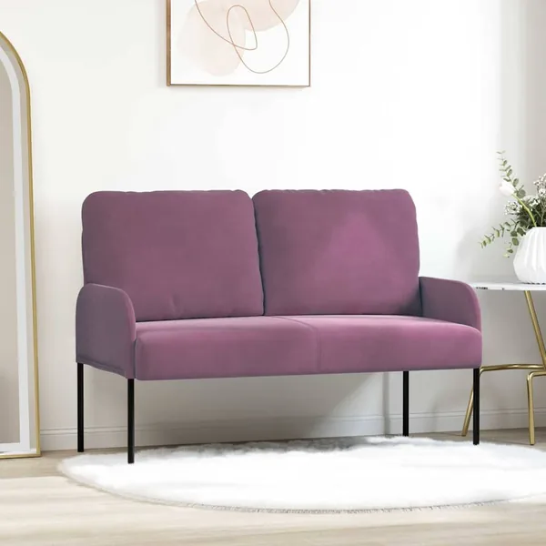 Canapés avec coussin 110cm Pourpre Contreplaqué