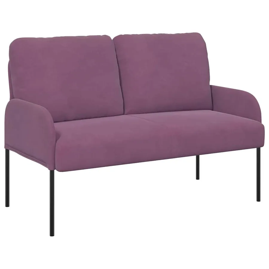 Canapés avec coussin 110cm Pourpre Contreplaqué - 2