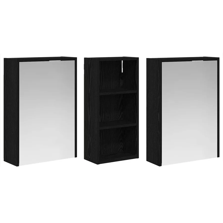 Ensemble de Meubles de Salle de Bain 3 pcs 116 x 16 x 62,5 cm - 5