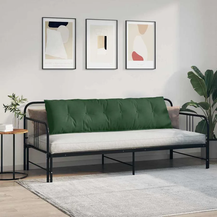 Coussin de Dos Vert Jungle 180 x 50 cm Tissu en velours côtelé - 4