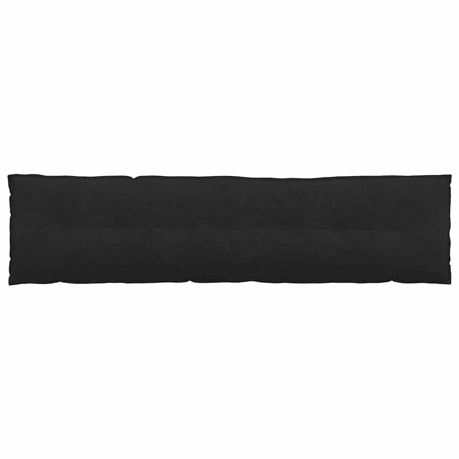 Coussin de Dos Noir 200 x 19 x 50 cm tissu - 6