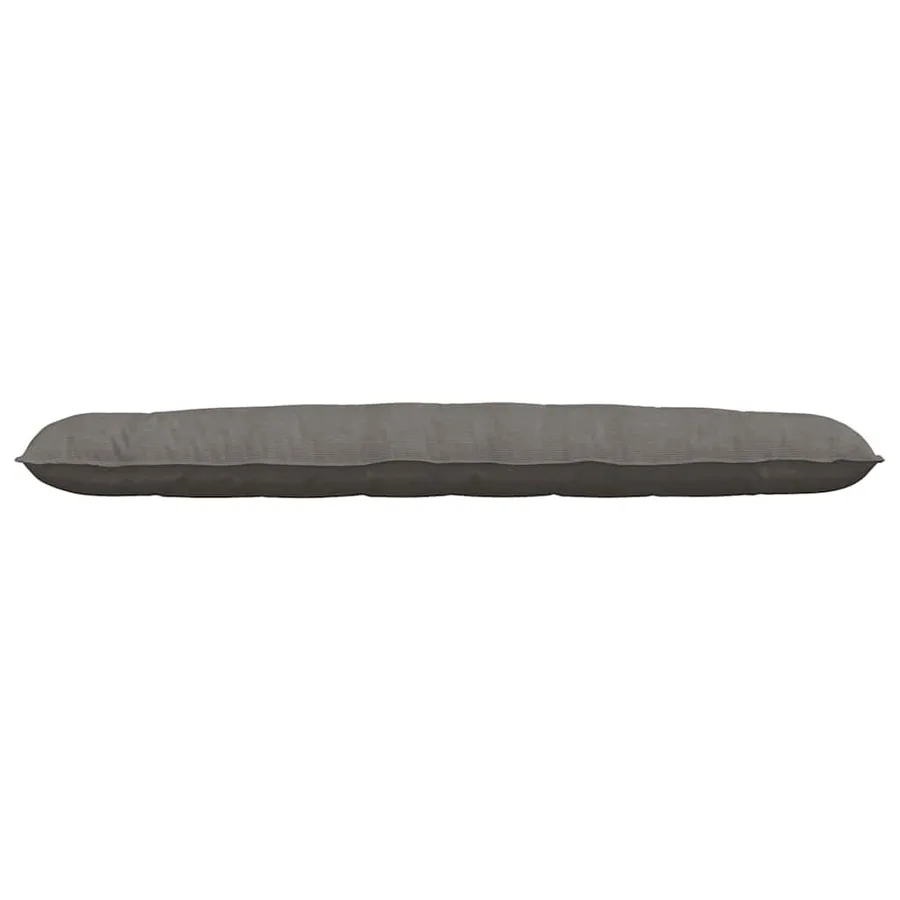 Coussin de Dos Gris clair 200 x 50 cm Tissu en velours côtelé - 5