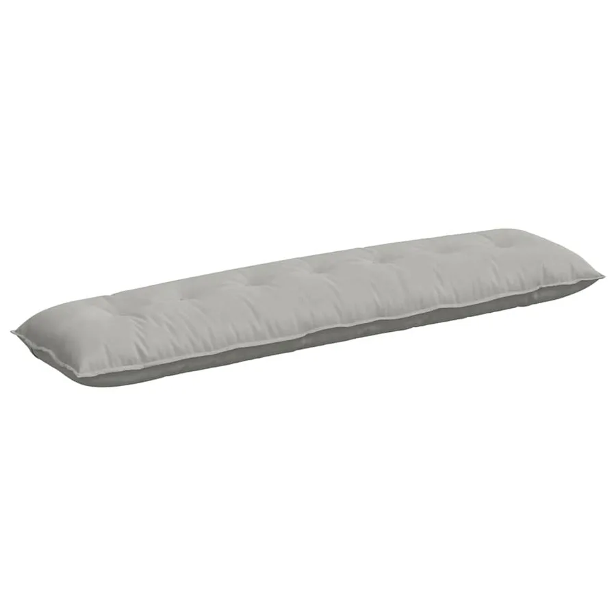 Coussin de Dos Gris clair 200 x 50 cm Tissu en microfibre - 2