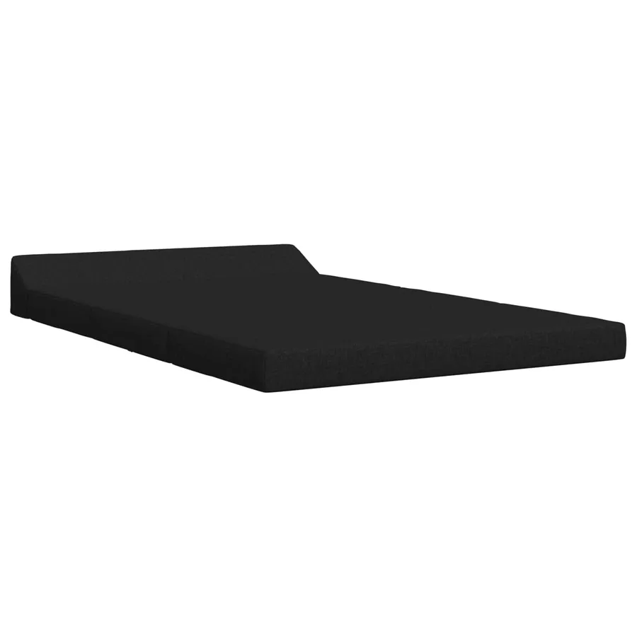 Canapé-lit pliable Noir 120 x 60 x 49 cm Tissu - 2