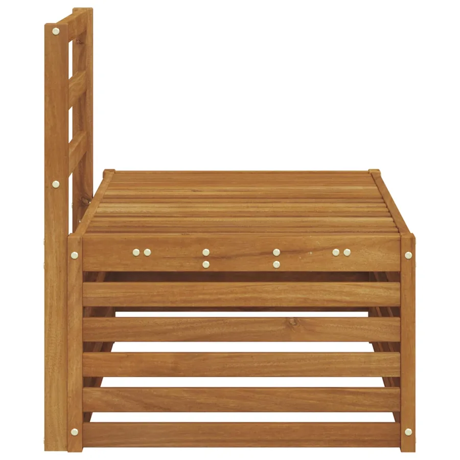 Canapé d'extérieur en bout Naturel 91 x 63 x 73 cm - 5