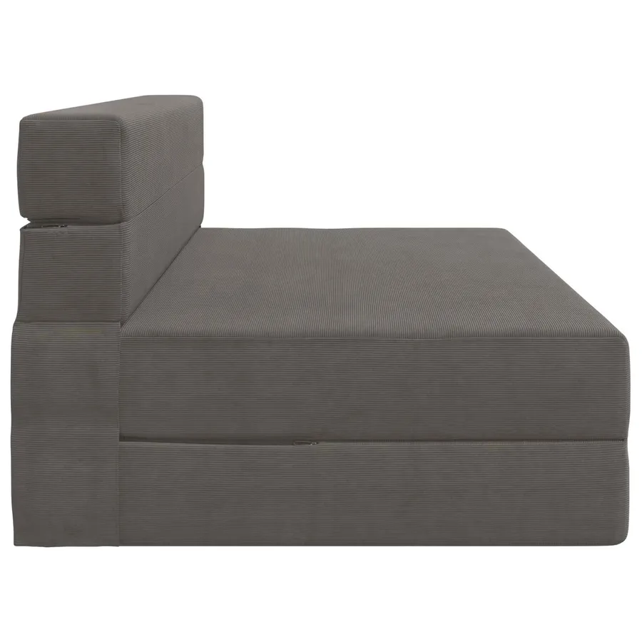 Canapé-lit pliable Gris clair 152 x 86,5 x 60 cm Tissu - 4
