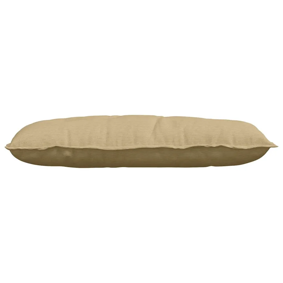 Coussin de Dos Vert gris 100 x 50 cm Tissu en velours côtelé - 5