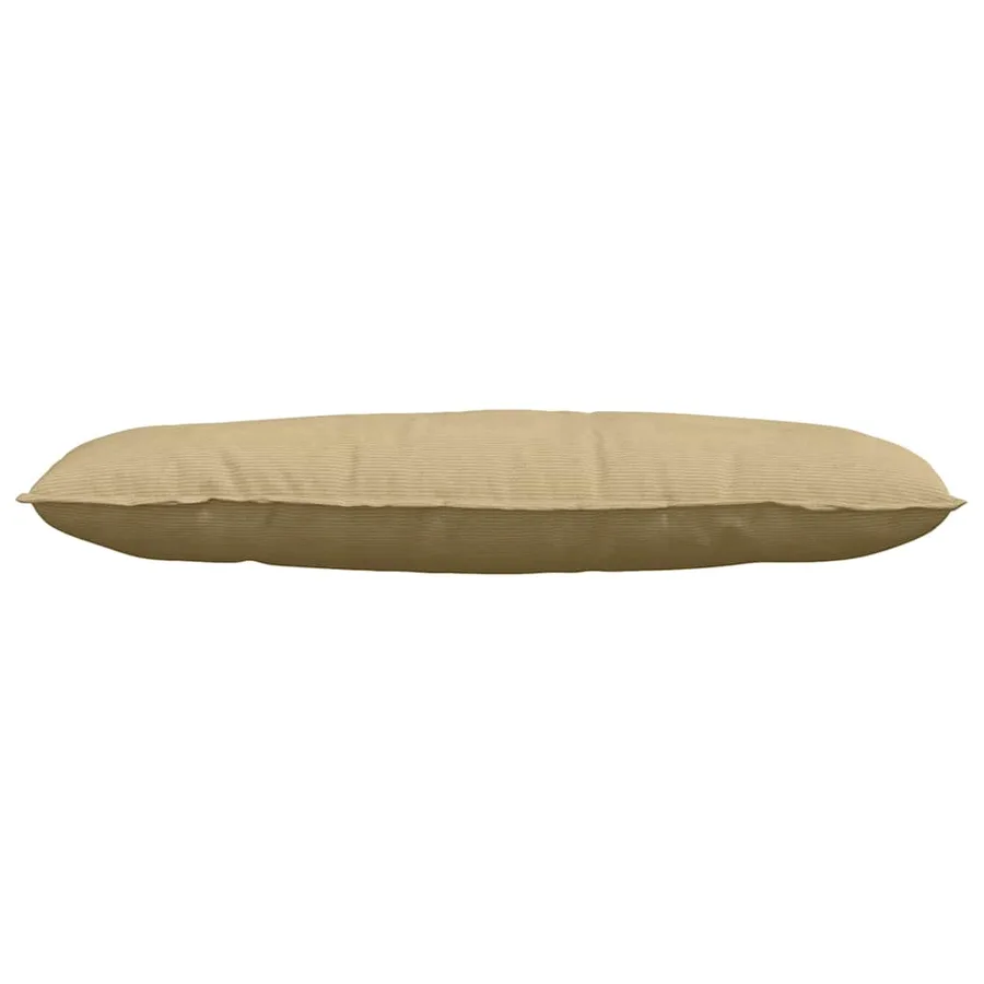 Coussin de Dos Vert gris 120 x 50 cm Tissu en velours côtelé - 5