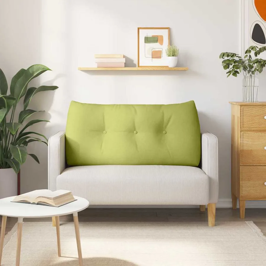 Coussin de Dos Vert clair 100 x 24 x 50 cm tissu - 4