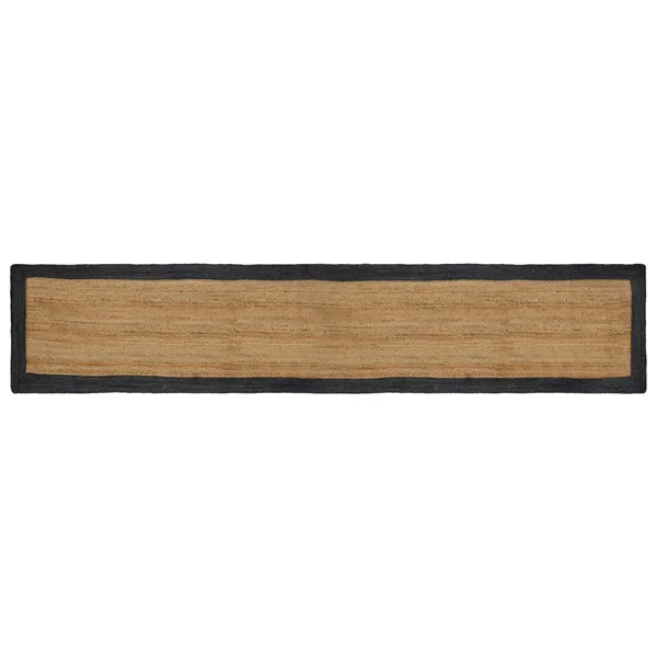 Tapis de surface Gris foncé 60 x 400 cm Jute