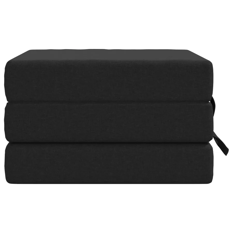 Canapé-lit pliable 75 x 63 x 45 cm Noir - 4