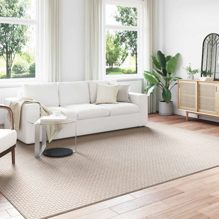 Tapis de surface Rectangulaire FARO Crème 340 x 240 cm