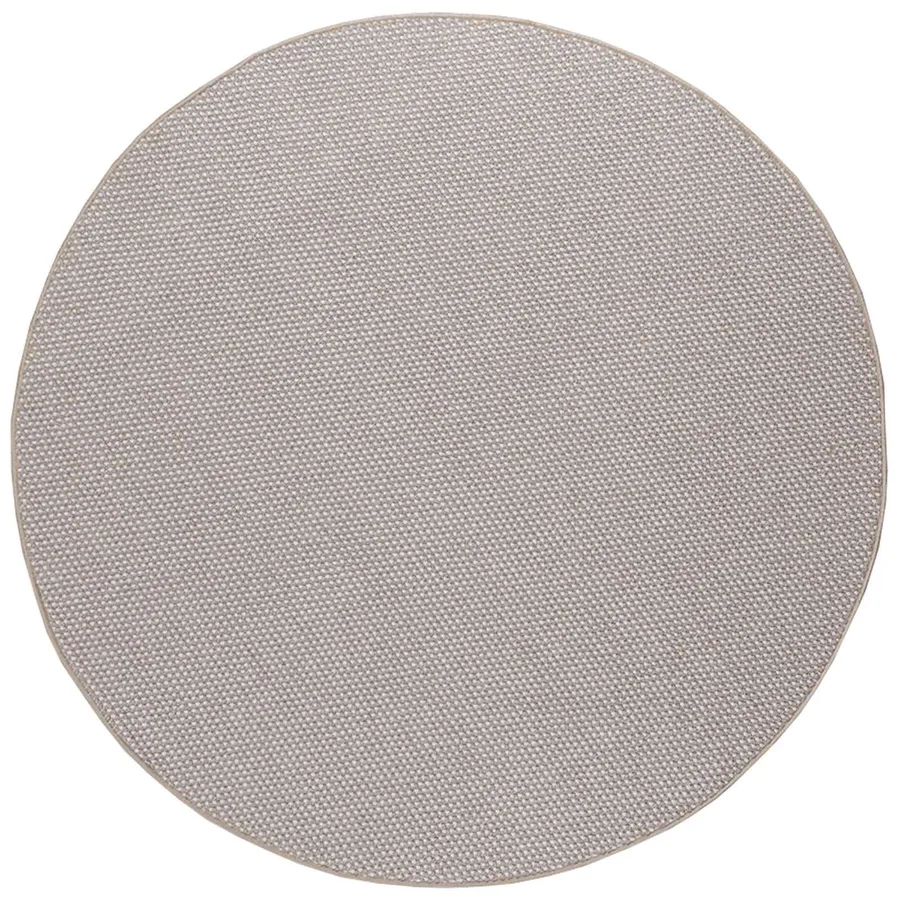 Tapis de surface Rond LUGO Taupe Ø 200 CM Polyester - 2